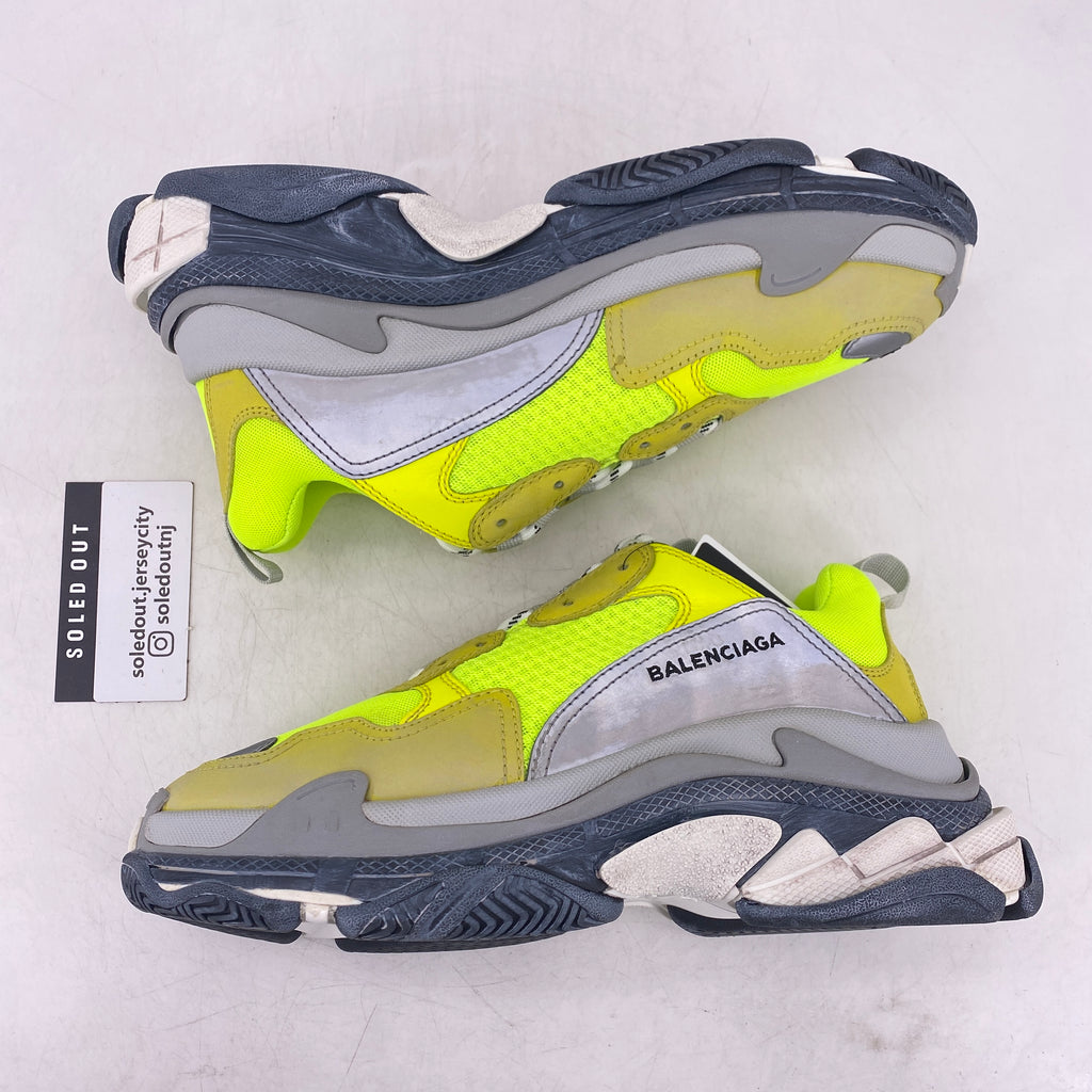 Balenciaga (W) Triple S Sneaker "Yellow Fluo" 2018 New Size 41W