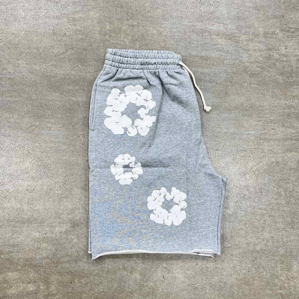 Denim Tears Shorts "COTTON WREATH" Grey New Size L
