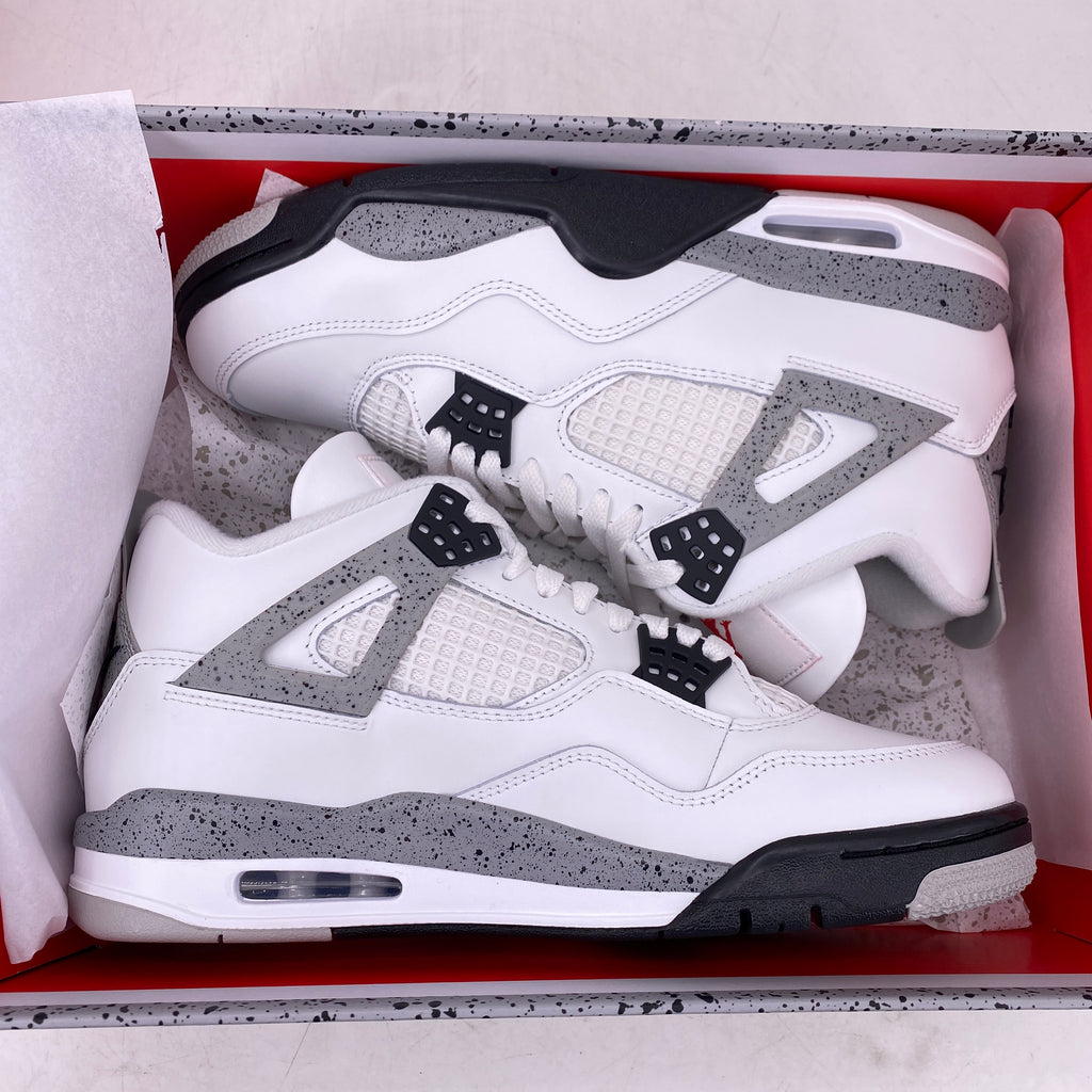 Air Jordan 4 Retro "White Cement" 2025 New Size 8.5