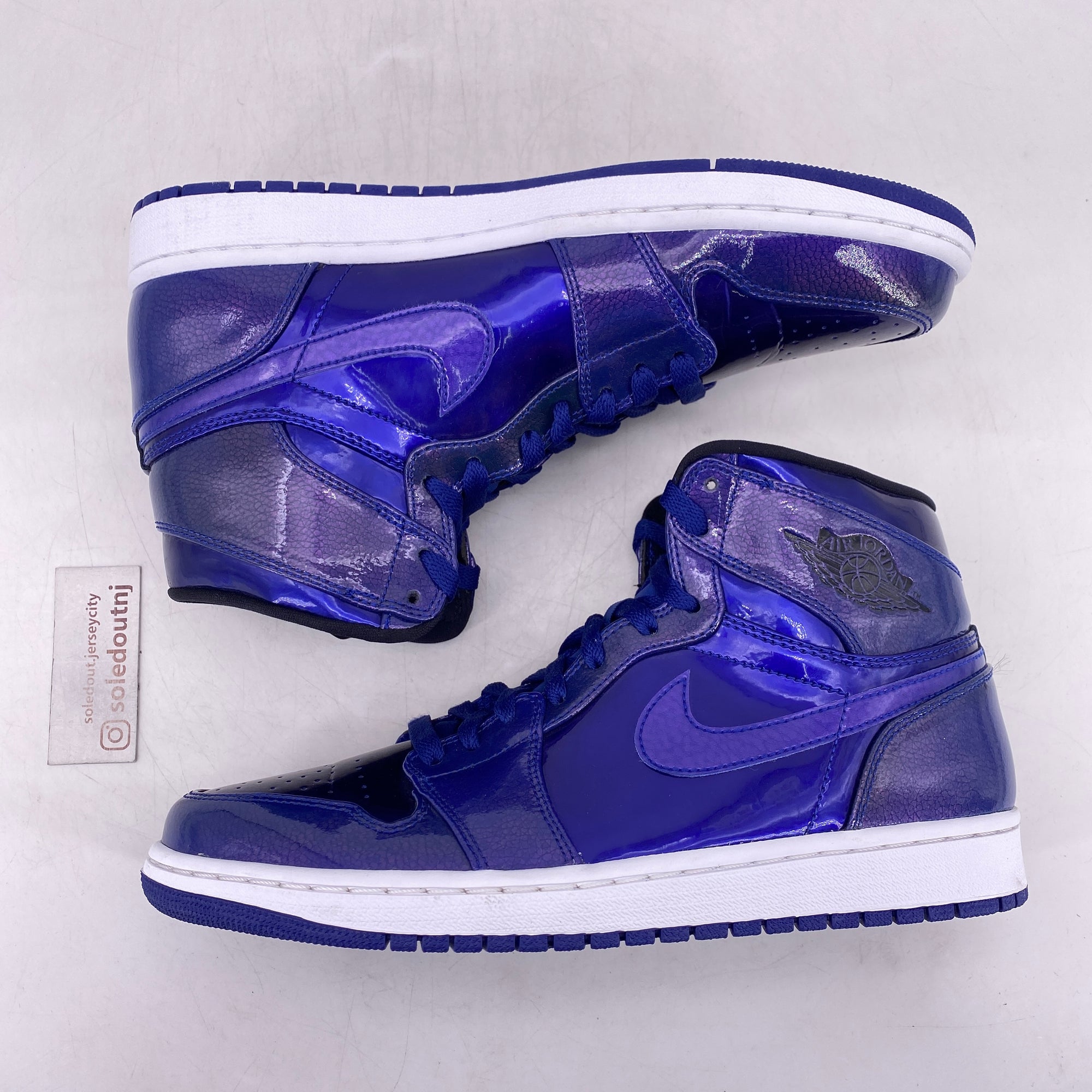 Air Jordan 1 Retro &quot;Deep Royal&quot; 2016 Used Size 9.5