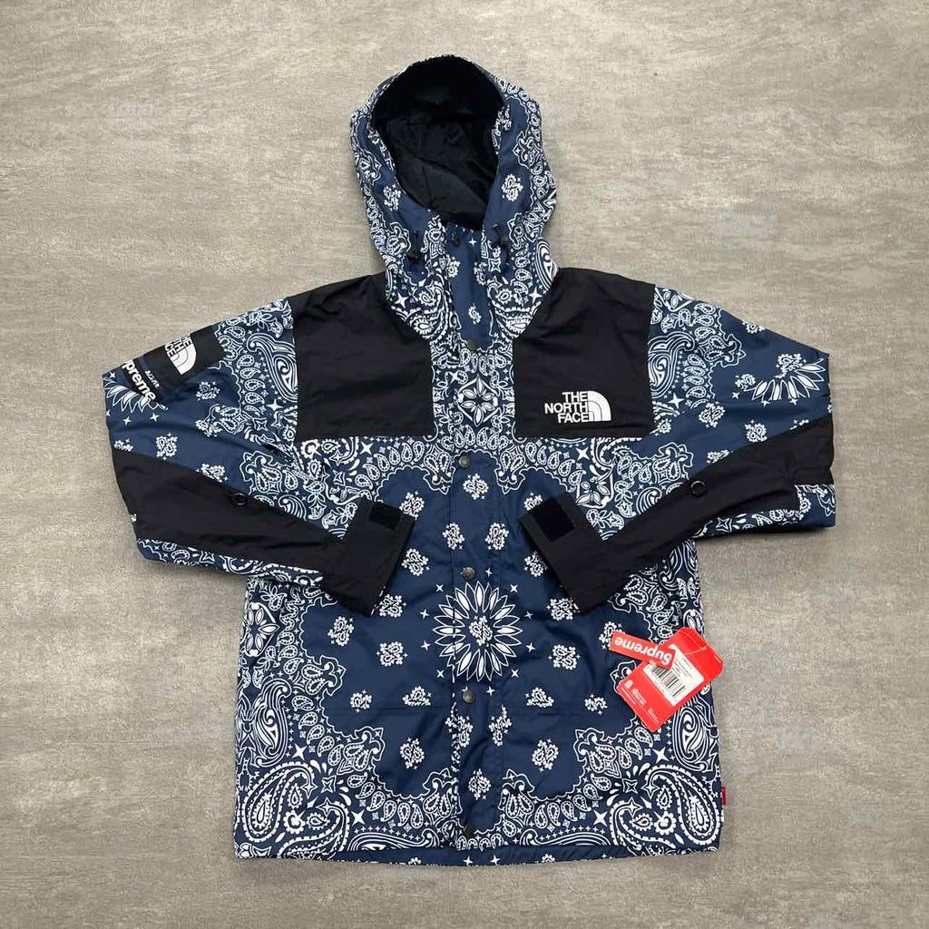 Supreme Jacket "TNF BANDANA" Navy New Size S