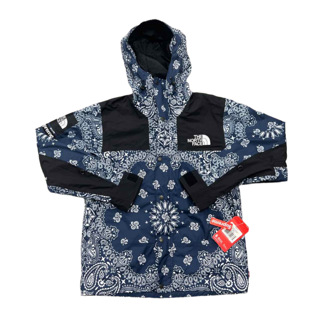 Supreme Jacket "TNF BANDANA" Navy New Size S