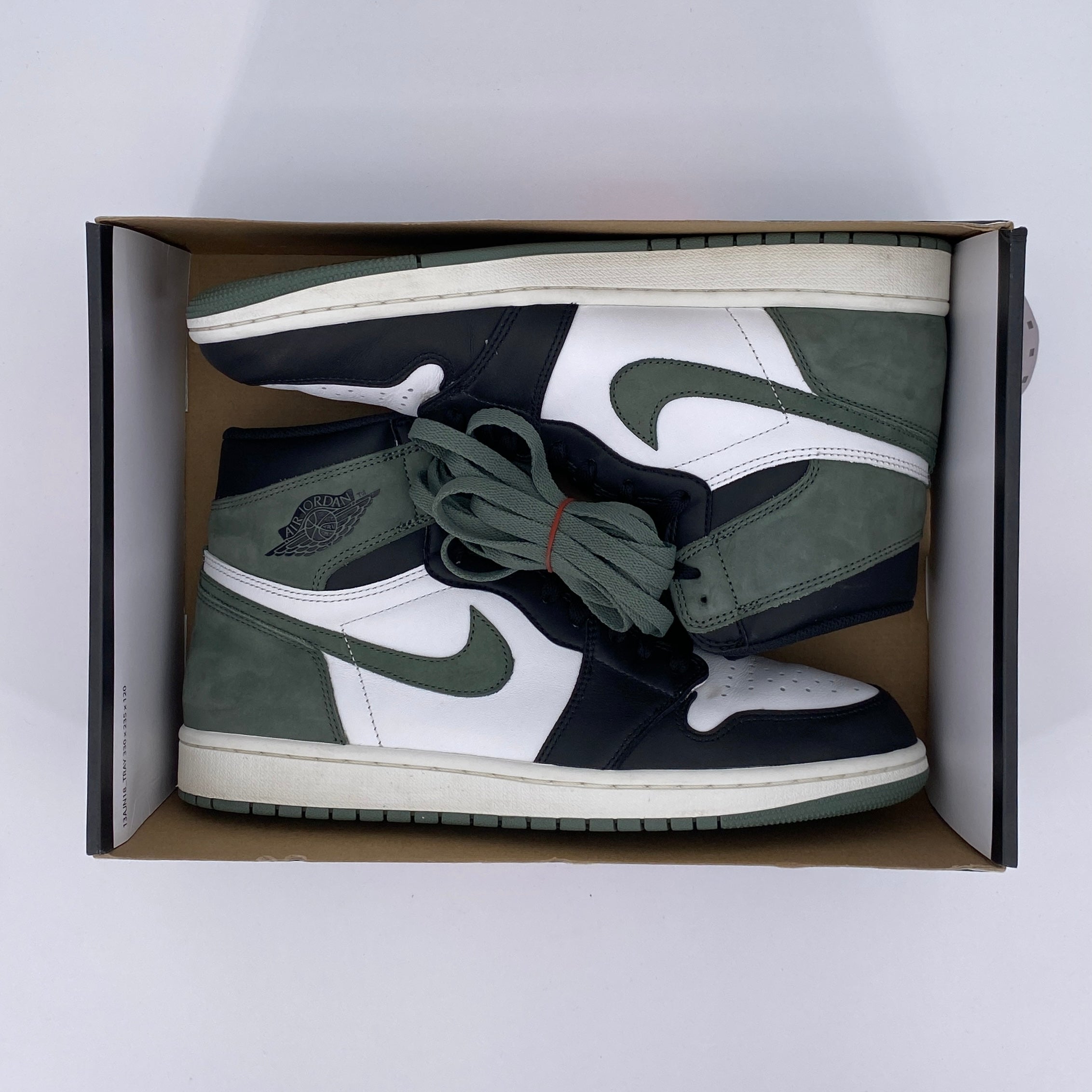 Air Jordan 1 Retro High OG &quot;Clay Green&quot; 2018 Used Size 11.5