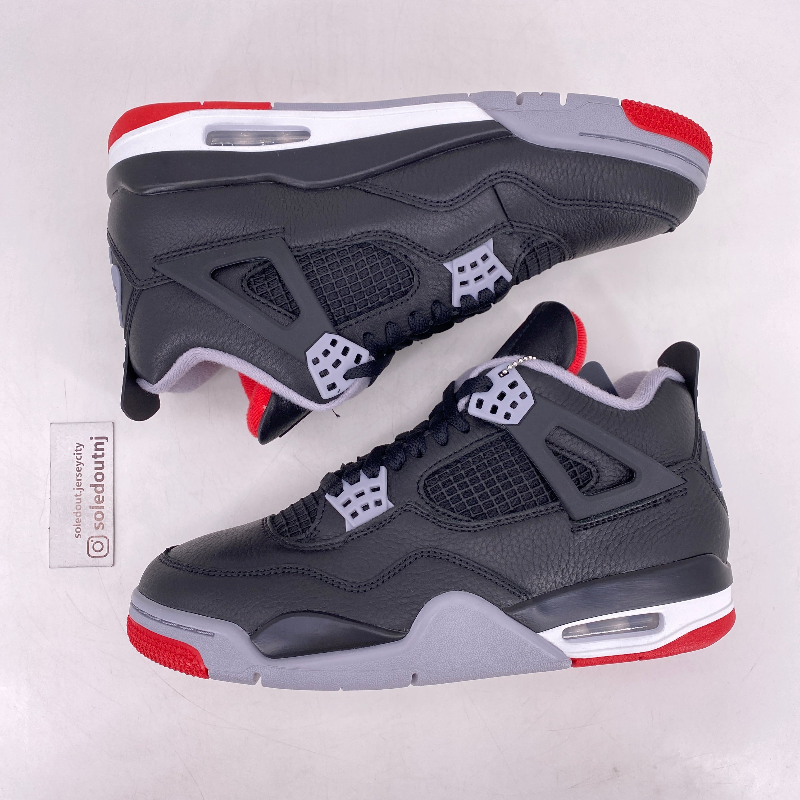 Air Jordan 4 Retro Bred Reimagined 2024 Size 8 SOLED OUT JERSEY CITY