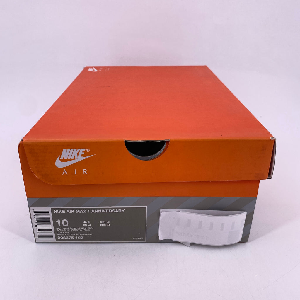 Nike Air Max 1 "Anniversary Royal" 2017 Used Size 10