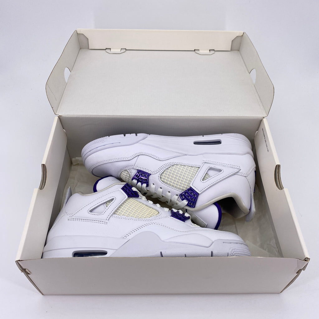 Air Jordan 4 Retro "Metallic Purple" 2020 New (Cond) Size 8.5