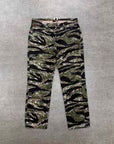 Evisu Pants "CAMO" Green Used Size 36