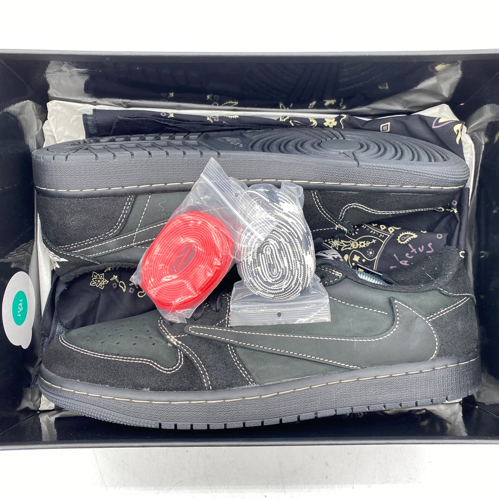 Air Jordan 1 Retro Low "Travis Black Phantom" 2022 Used Size 11.5