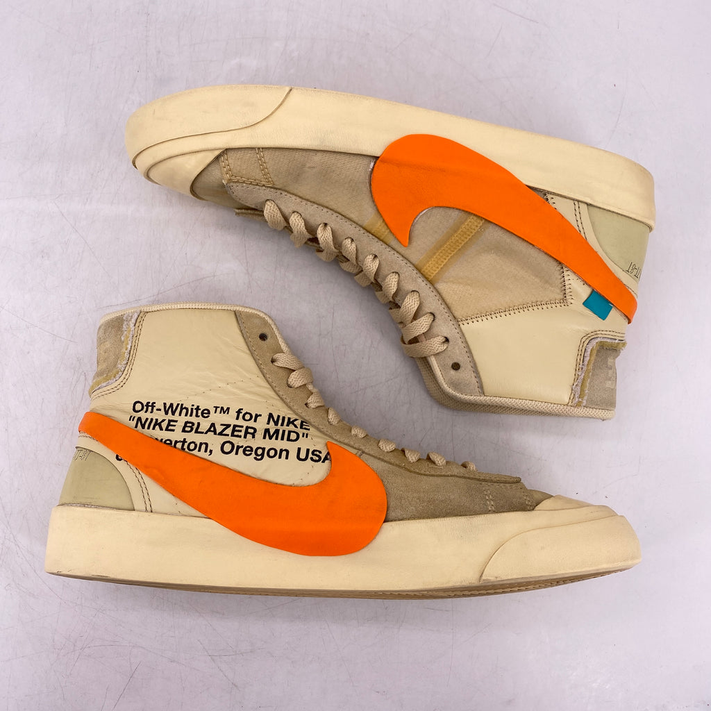 Nike Blazer Mid / OW "All Hallows Eve" 2018 Used Size 8.5
