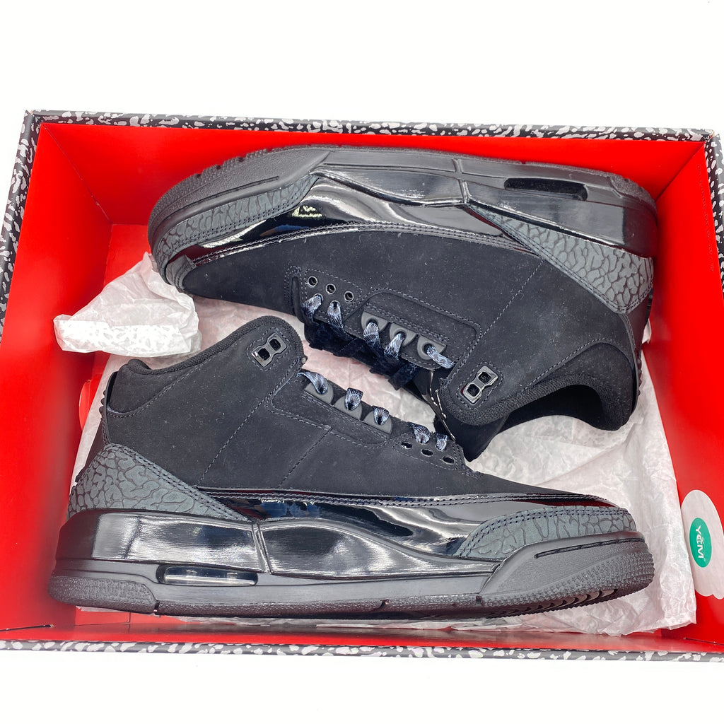 Air Jordan 3 Retro "Black Cat" 2025 New Size 8