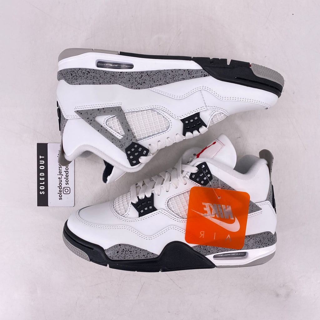 Air Jordan 4 Retro "White Cement" 2025 New Size 7