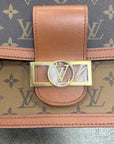 Louis Vuitton Shoulder Bag "DAUPHINE MM" New Brown Size MM