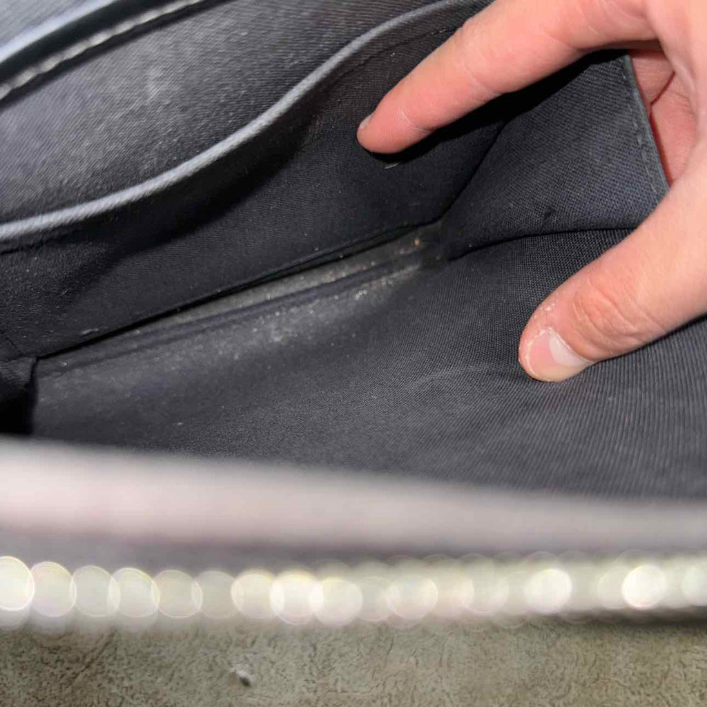 Louis Vuitton Messenger Bag "ICARE LAPTOP" Used Black