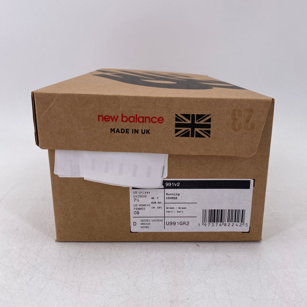 New Balance 991v2 "Kombu Green" 2024 New Size 7.5