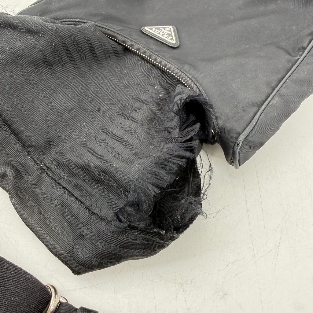 Prada Handbag "NYLON" Used Black