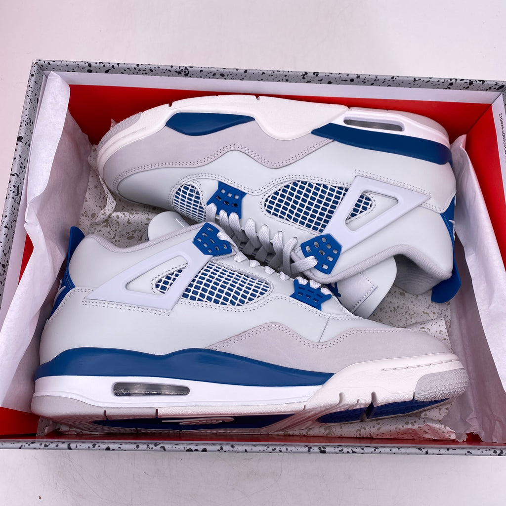Air Jordan 4 Retro "Military Blue" 2024 New Size 10