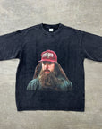 Soled Out T-Shirt "FOREST GUMP" Vintage Black New Size L