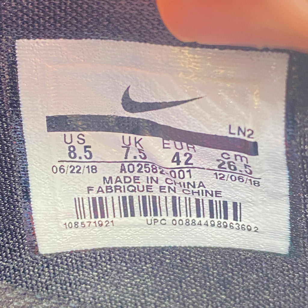 Nike Adapt BB "Black Pure Platinum" 2019 Used Size 8.5
