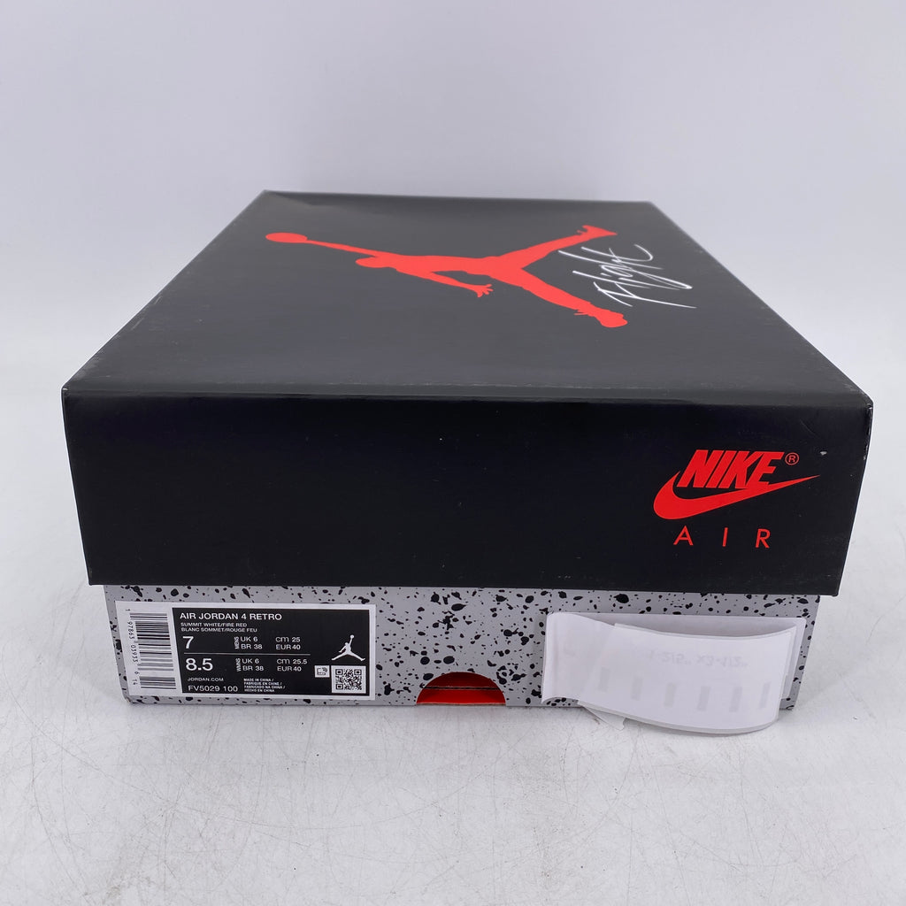 Air Jordan 4 Retro "White Cement" 2025 New Size 7