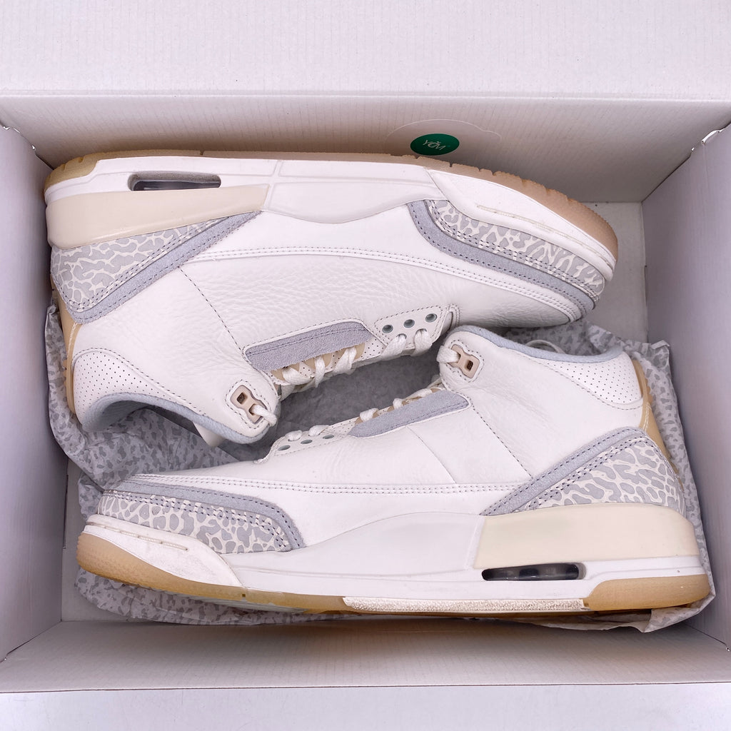 Air Jordan 3 Retro "Craft Ivory" 2024 Used Size 8.5