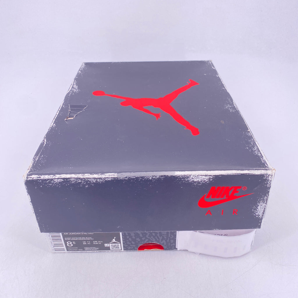 Air Jordan 3 Retro "White Cement Reimagined" 2023 New Size 8.5