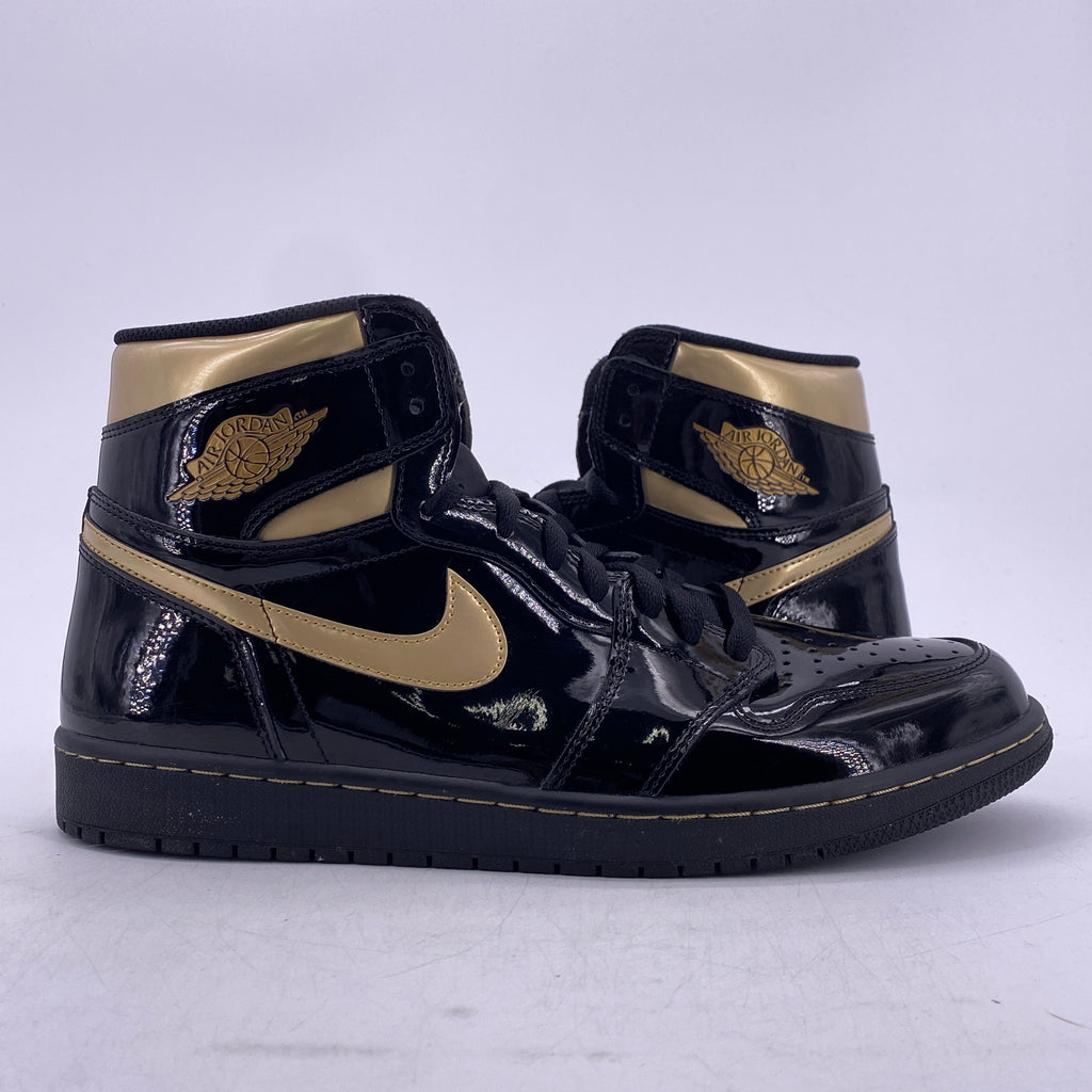 Air Jordan 1 Retro High "Black Metallic Gold" 2020 Used Size 13