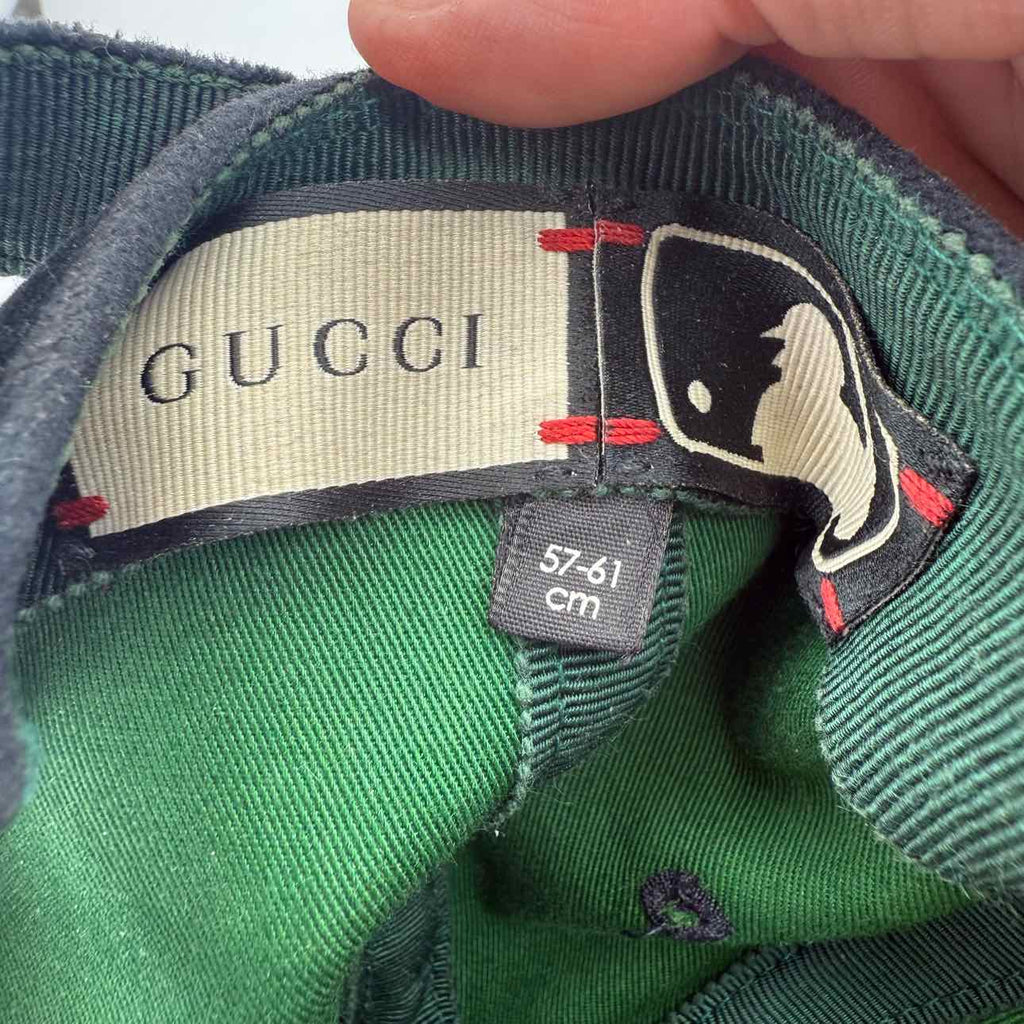 Gucci Cap "LOS ANGELES" Used Navy Size OS