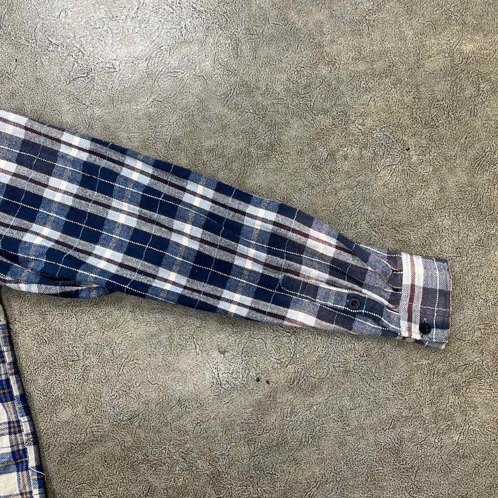 Vale Flannel "RHINESTONE" Blue Used Size S