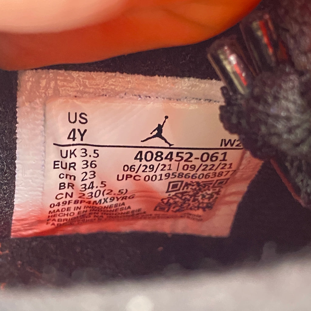 Air Jordan (GS) 4 Retro "Infrared" 2022 New Size 4Y