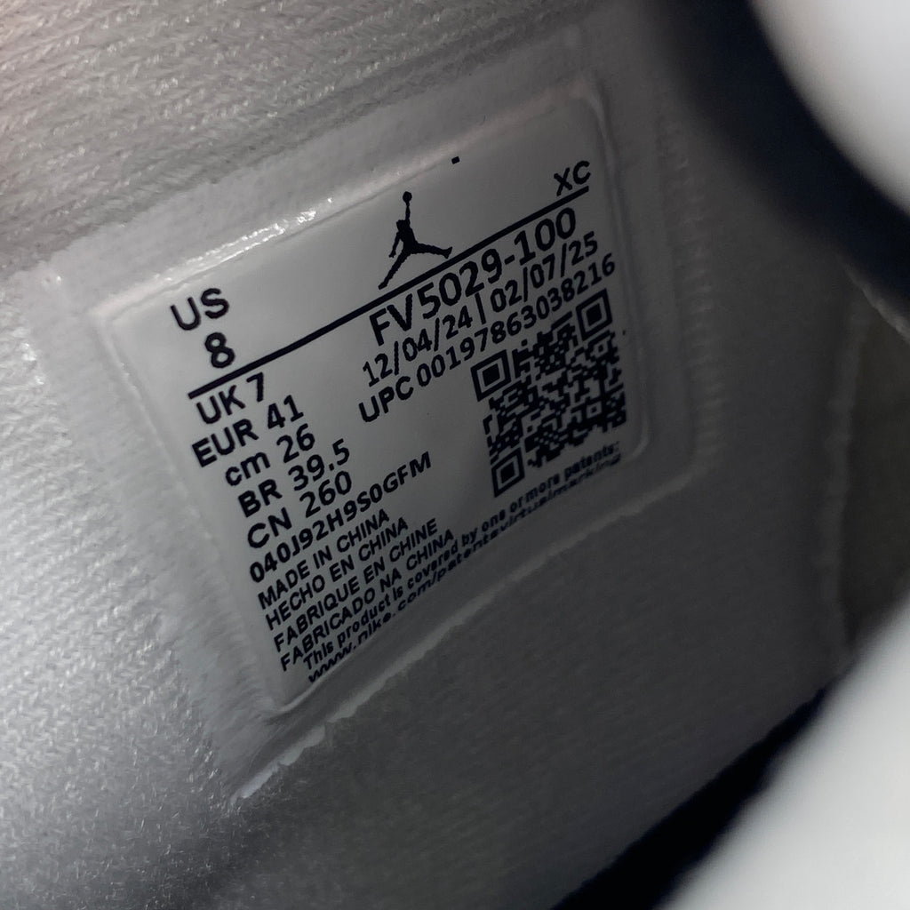 Air Jordan 4 Retro "White Cement" 2025 New Size 8