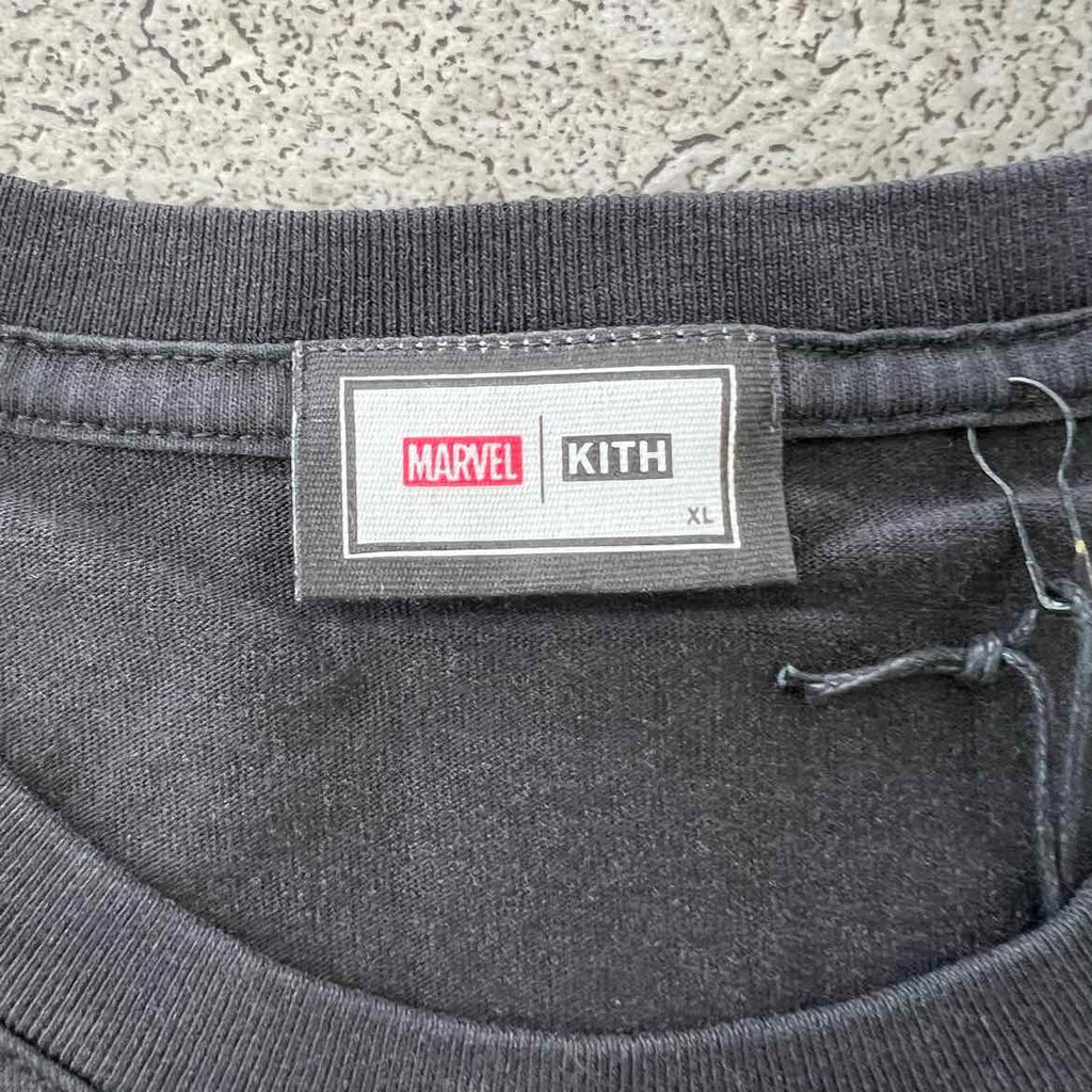 Kith T-Shirt "MARVEL GOBLIN KNIGHT" Black New Size XL