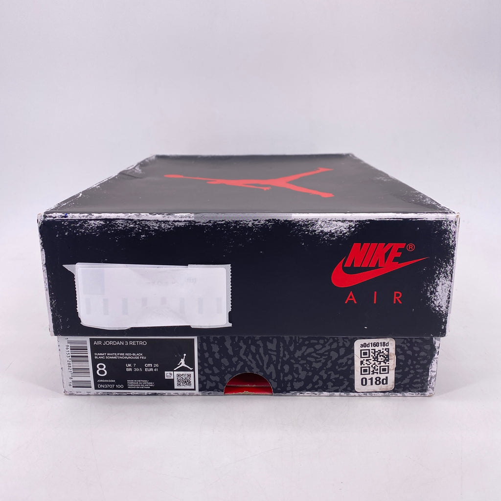 Air Jordan 3 Retro "White Cement Reimagined" 2023 Used Size 8