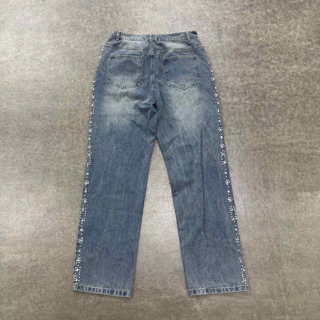 Vale Jeans "RHINESTONE" Blue Used Size 30