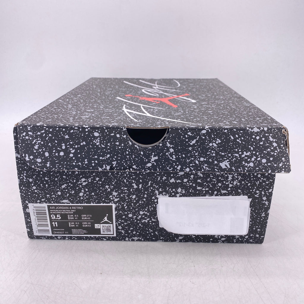 Air Jordan 4 Retro "Military Black" 2022 New Size 9.5