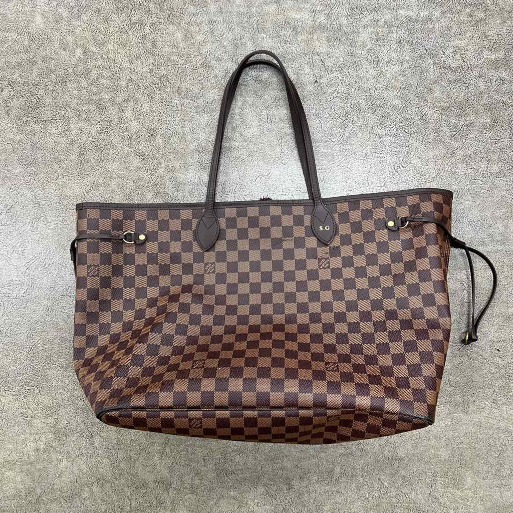 Louis Vuitton Neverfull GM "DAMIER" Used Brown Size GM Bags