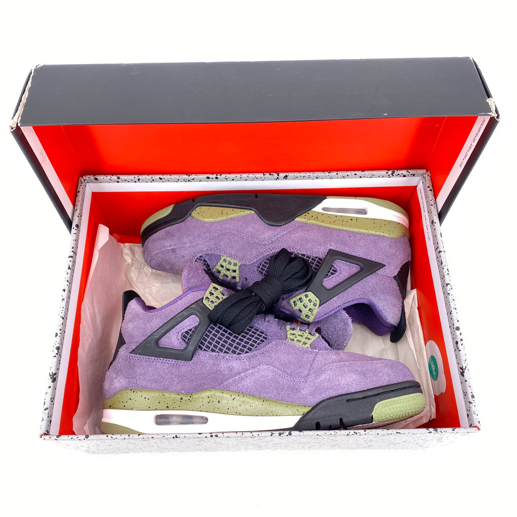Air Jordan (W) 4 Retro "Canyon Purple" 2022 Used Size 10W