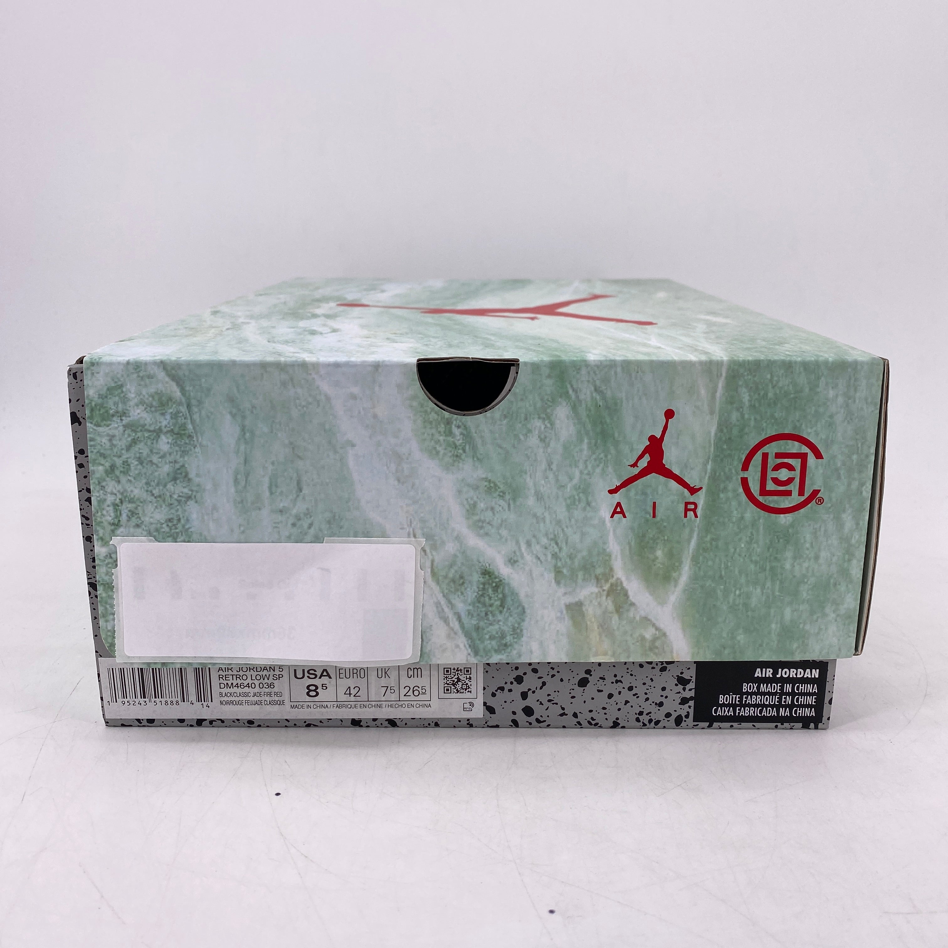 Air Jordan 5 Retro Low &quot;Clot Jade&quot; 2022 New Size 8.5