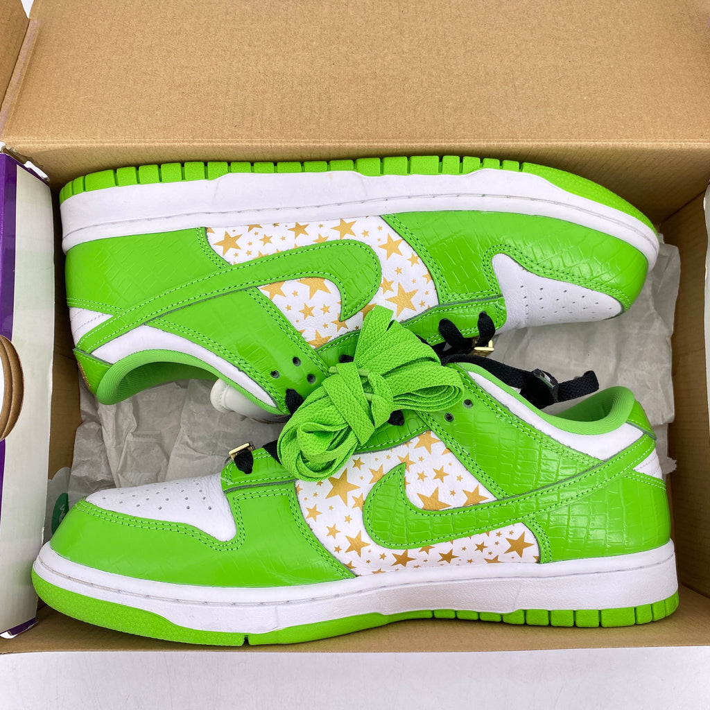 Nike SB Dunk Low "Supreme Mean Green" 2021 Used Size 9