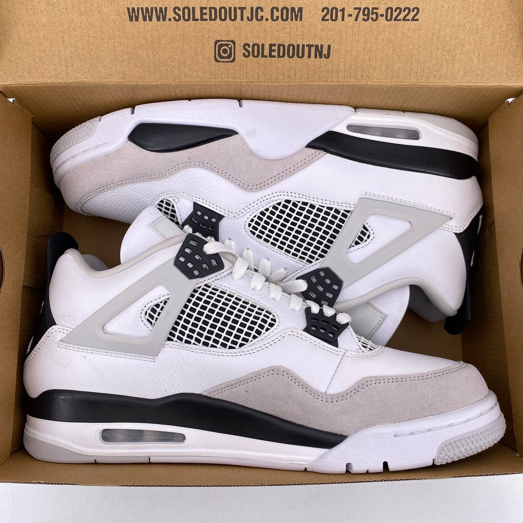 Air Jordan 4 Retro "Military Black" 2022 New Size 12