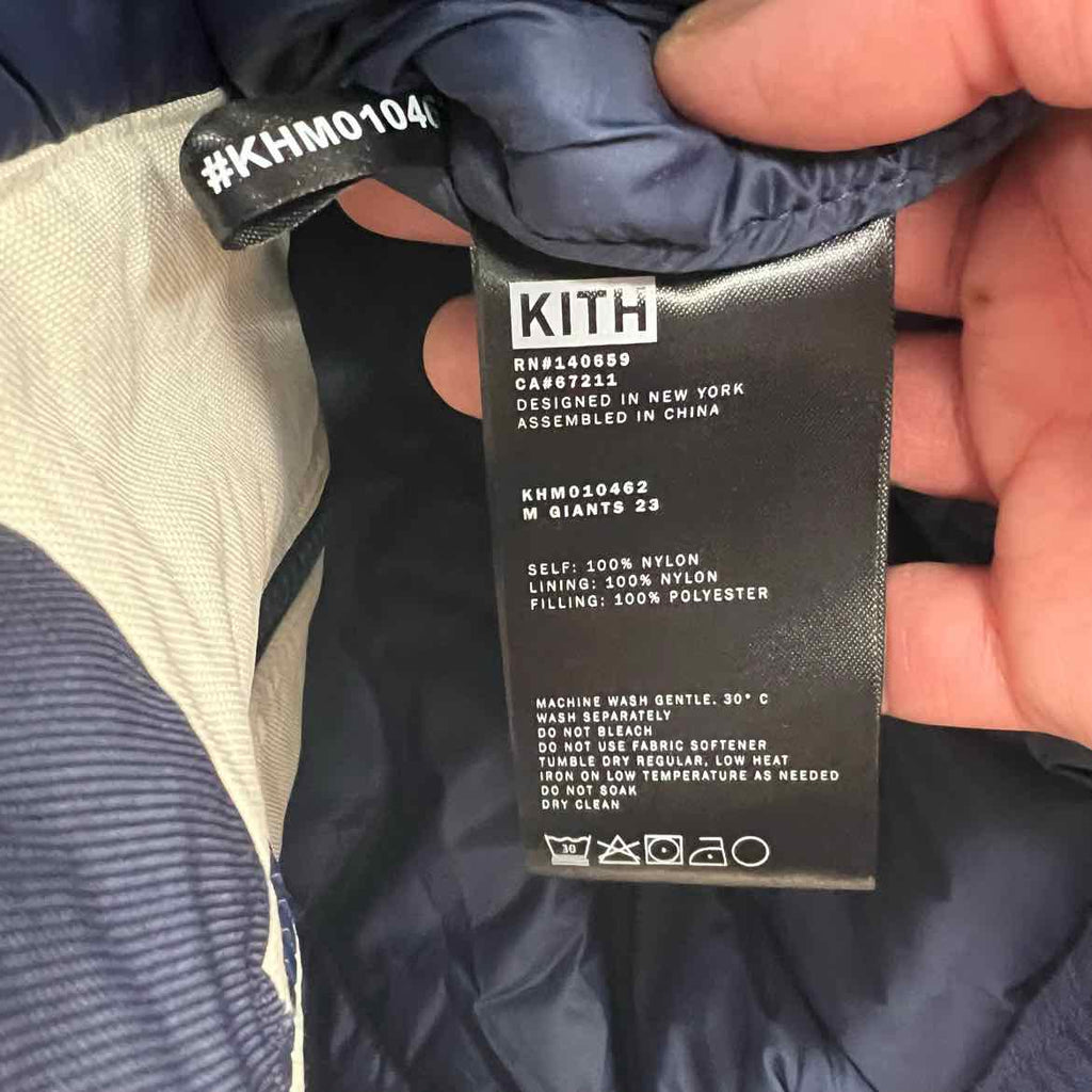 Kith Jacket "GIANTS" Blue Used Size M