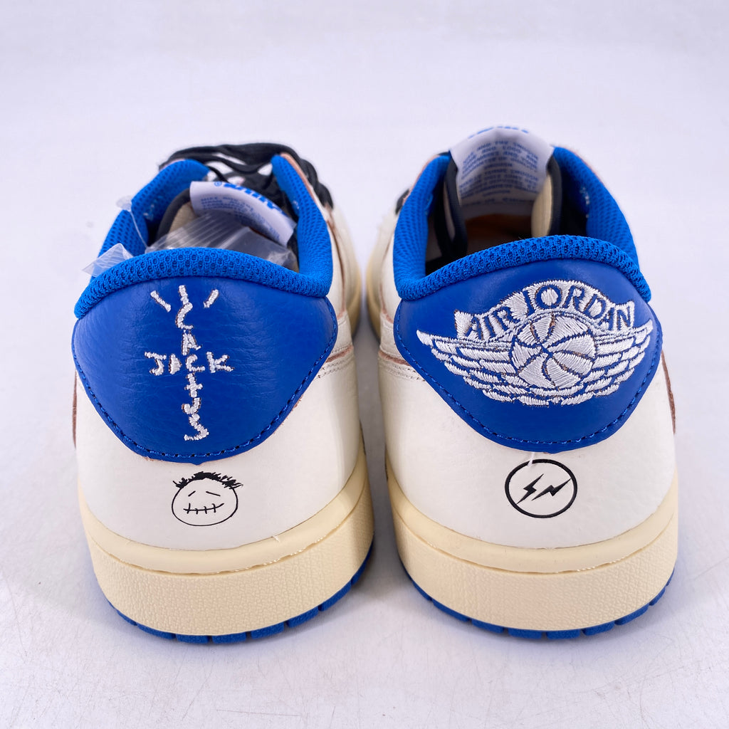 Air Jordan 1 Low "TRAVIS FRAGMENT MILITARY BLUE" 2025 New Size 9.5