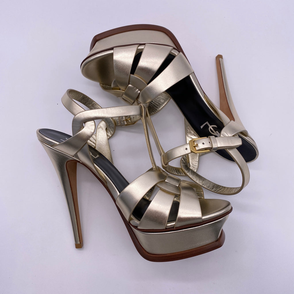 Saint Laurent Tribute "105 Ysl Heels"  New Size 38.5