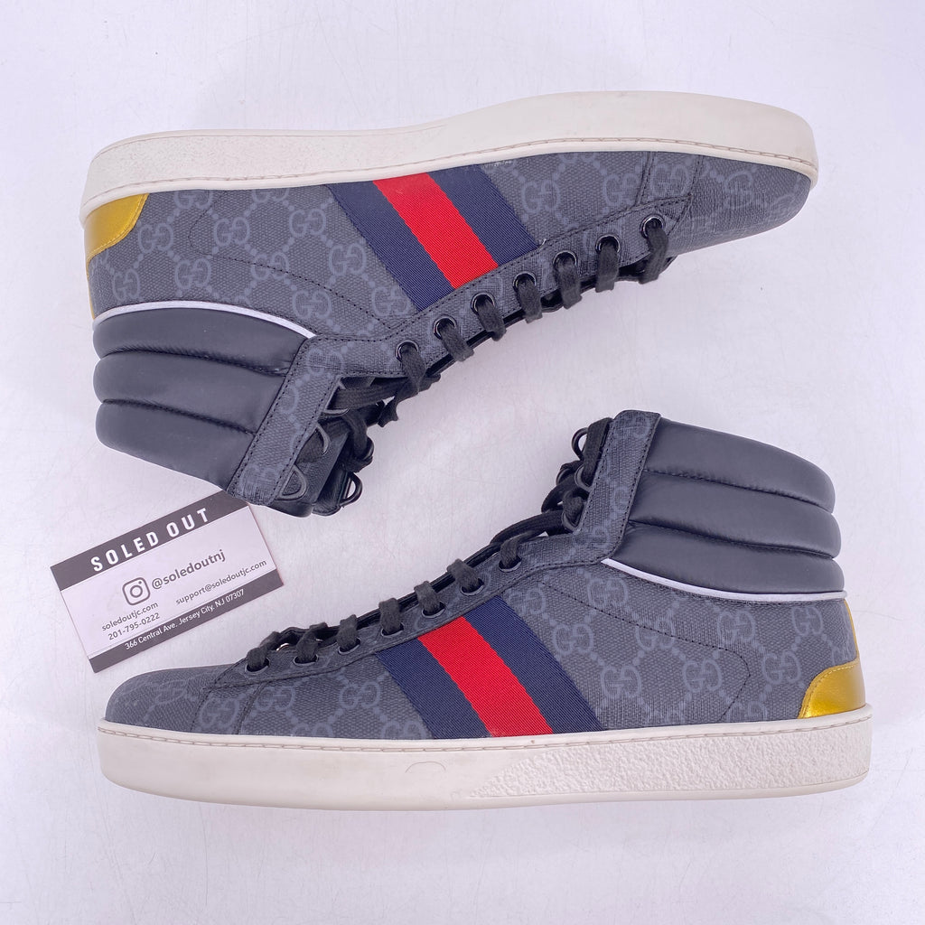 Gucci Ace Sneaker High "Red Blue Stripped"  Used Size 9G