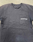 Chrome Hearts T-Shirt "SCROLL LOGO" Black Used Size S