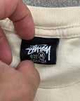 Stussy T-Shirt "THE BAY" Beige Used Size M