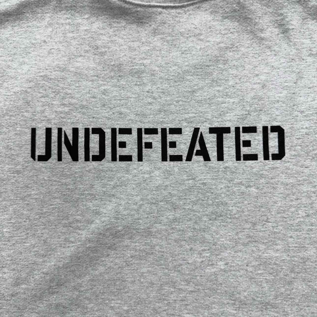 UNDFTD Crewneck Sweater "STENCIL" Grey New Size XL