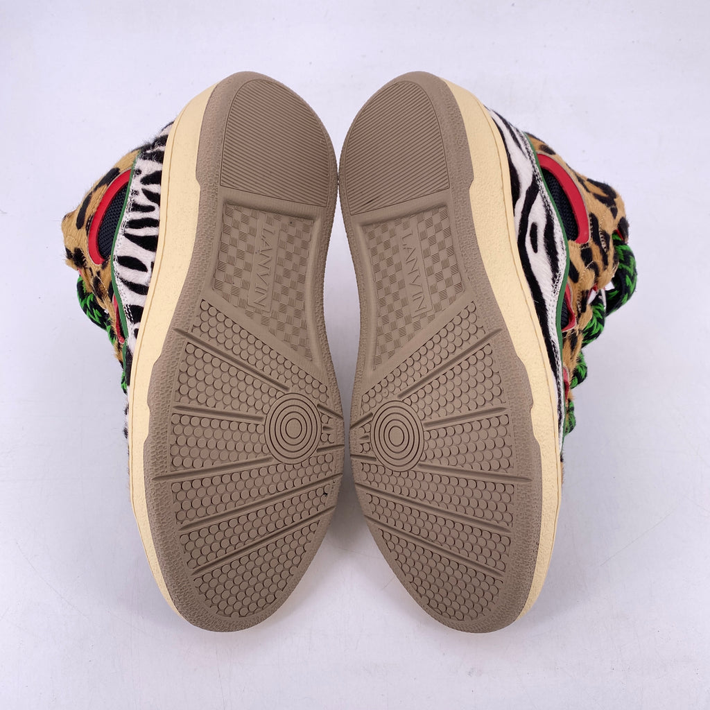 Lanvin Curb Sneaker "Cheetah"  Used Size 41W