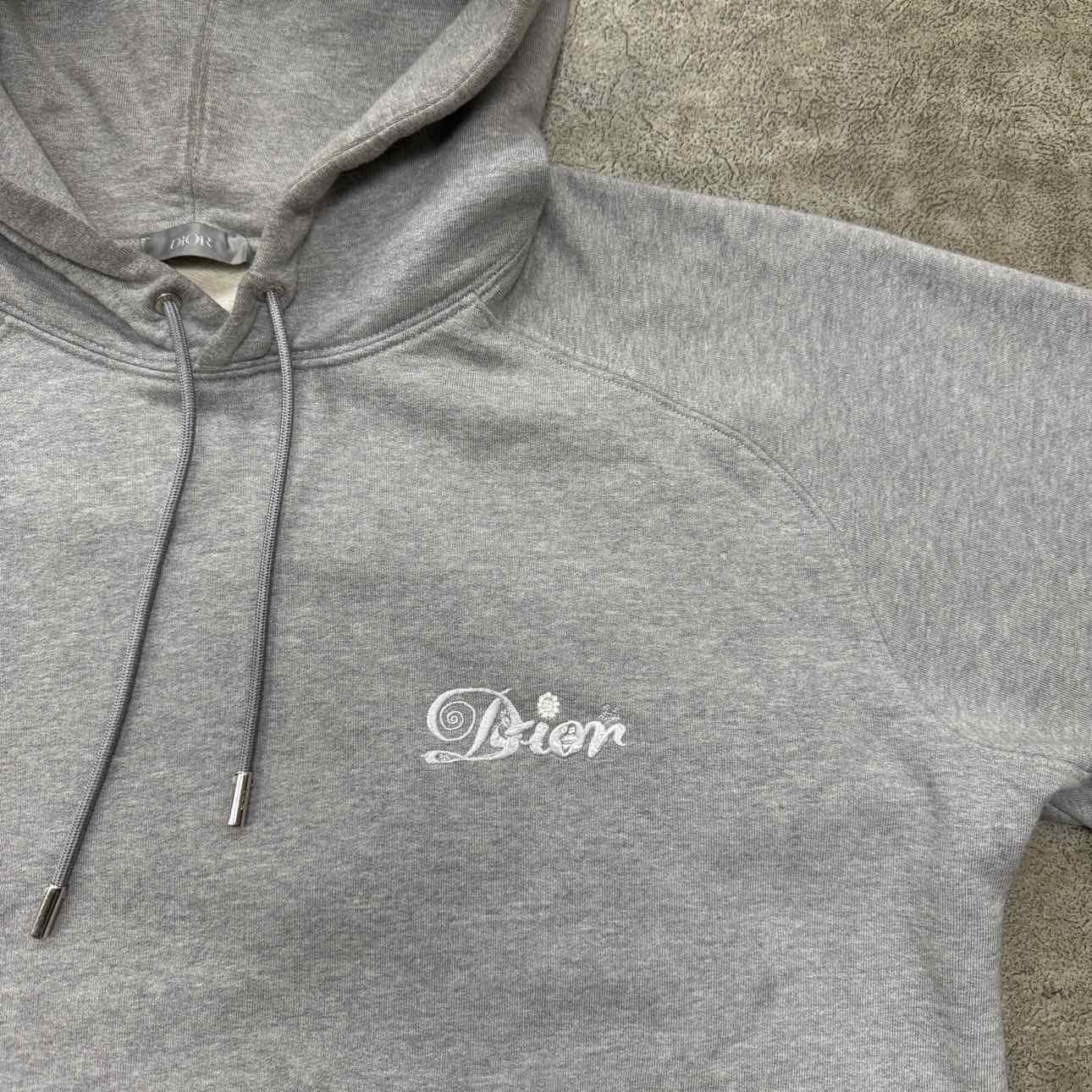 Dior Hoodie &quot;POKER&quot; Grey Used Size XL