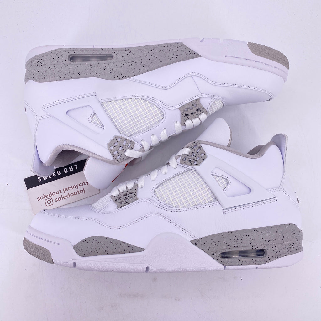 Air Jordan 4 Retro "White Oreo" 2021 New Size 13