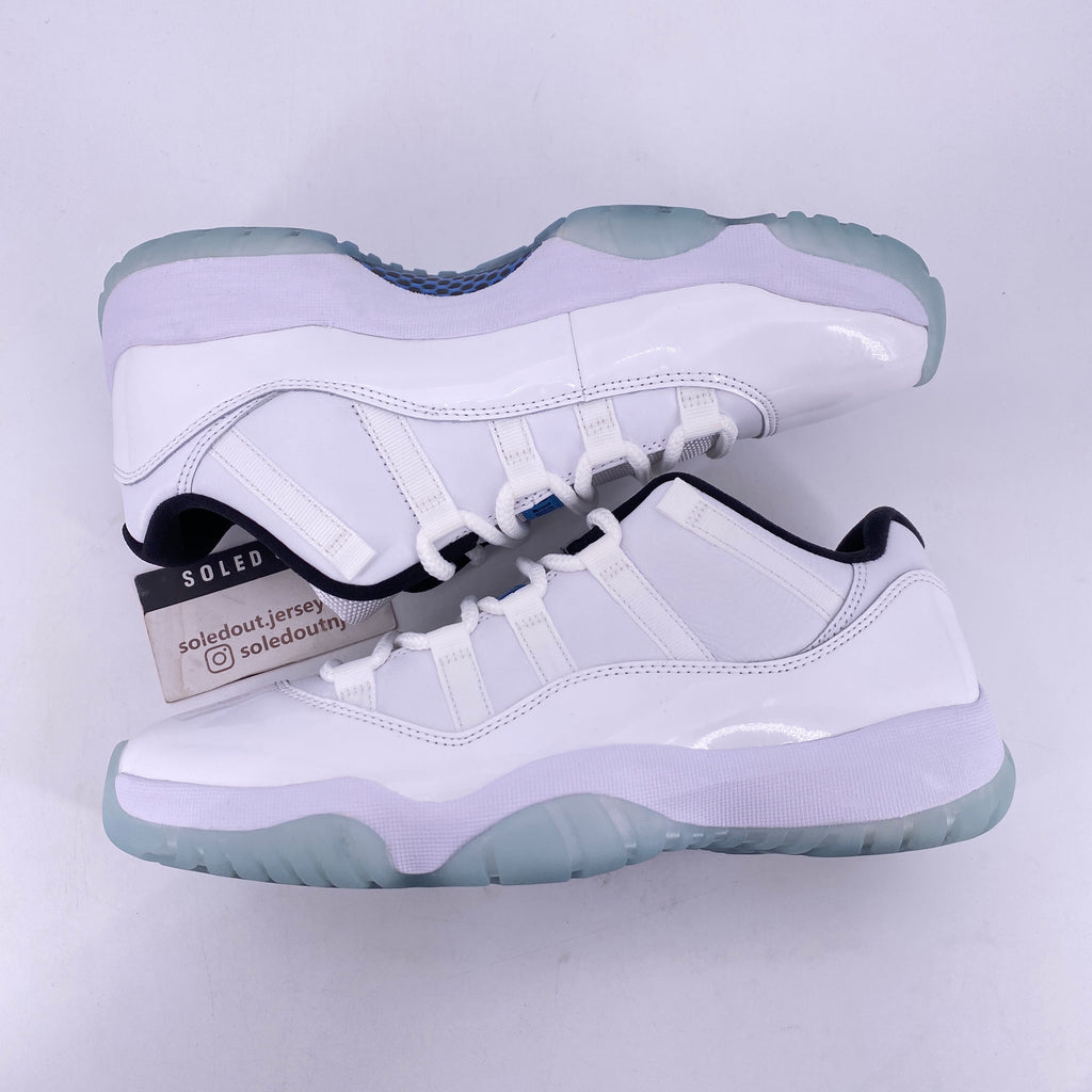 Air Jordan 11 Retro Low "Legend Blue" 2021 New Size 9